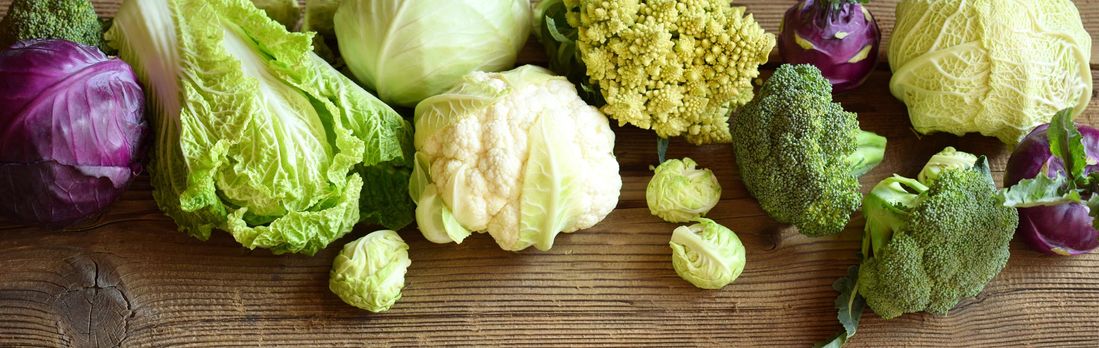 Rotkohl Blumenkohl